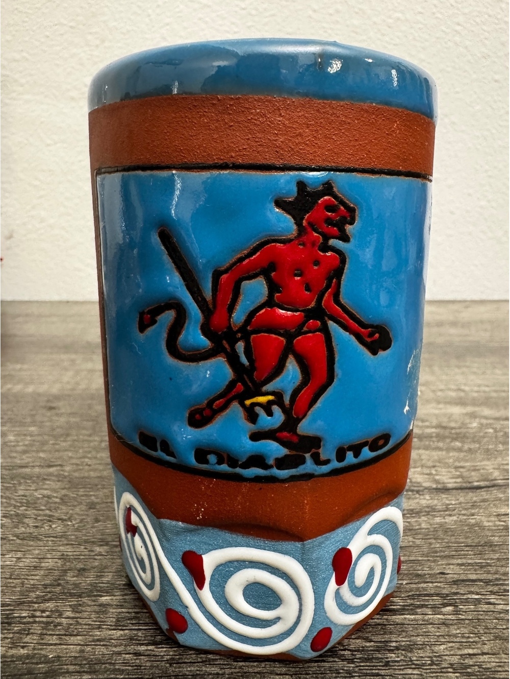 Alondra’s Imports Mexican Pottery Mug Art Hecho en Mexico